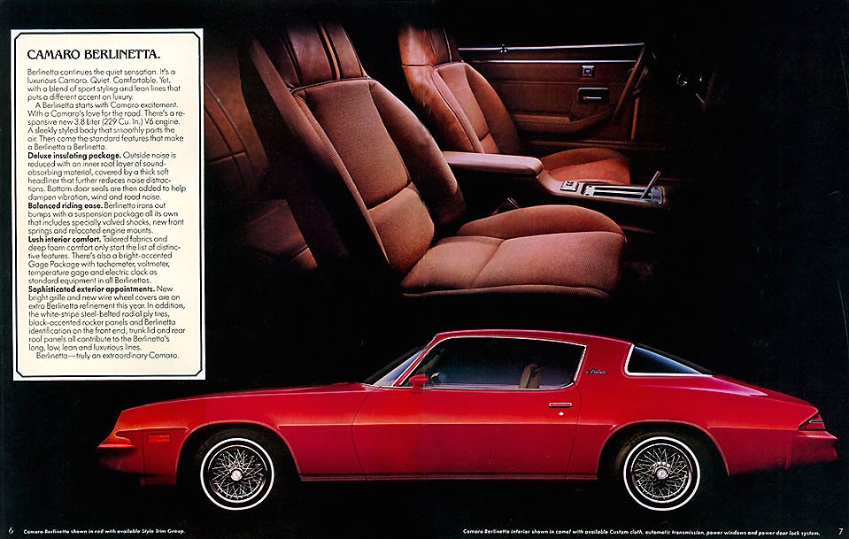 1980 Chev Camaro Brochure Page 6